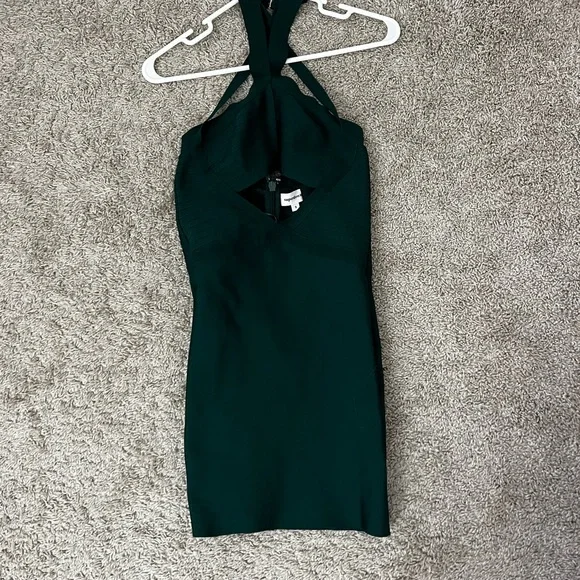 Revolve Superdown Rilie Mini Dress in Forest Green - Picture 4 of 5